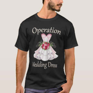 Camiseta Vestido de Noiva Operação Para Senhoras 2025 Damas