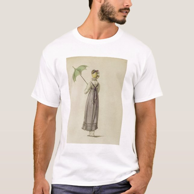 Camiseta Vestido do passeio, placa de forma de Ackermann (Frente)