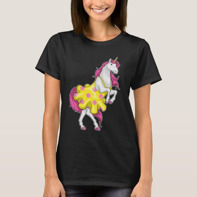 Camiseta Vestido do Unicorn Bolinhas (Frente)