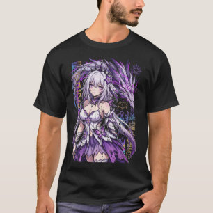 Camiseta Vestido HSR Gótico Castorice Acentos Cristalinos T