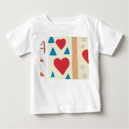 Camiseta Vestido Infantil com Babado Love Path