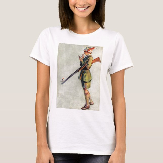Camiseta Vestido para caçar (Frente)