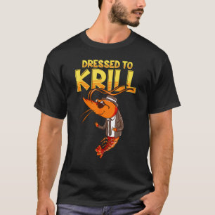 Camiseta Vestido Para Krill Roupa Engraçada Peixe Ocean P