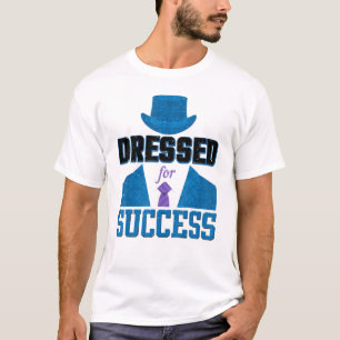 Camiseta Vestido Por Sucesso De Fato Sarcástico E Tie Black