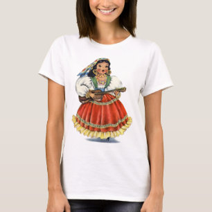 Camiseta Vestido tradicional mexicano