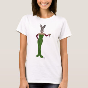 Camiseta Vestido Verde do Coelho