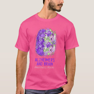 Camiseta Vestimos a consciência do mal de Alzheimer do cére
