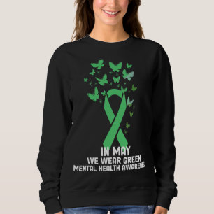 Camiseta Vestimos a consciência mental da borboleta verde