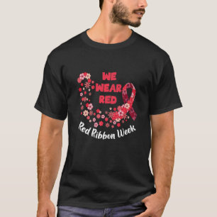 Camiseta Vestimos a Fita Vermelha Semana 2022 Celebrar a Vi