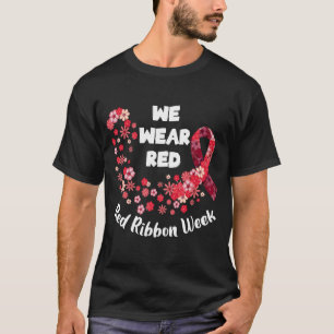 Camiseta Vestimos a Fita Vermelha Semana 2022 Celebrar a Vi