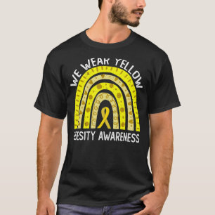 Camiseta Vestimos Amarelo Para A Consciência Da Obesidade