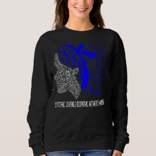 Camiseta Vestimos Azul Para Arte Idiopática Juvenil Sistêmi