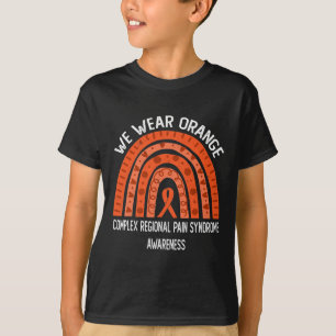 Camiseta Vestimos Laranja Para A Complexa Síndrome Regional