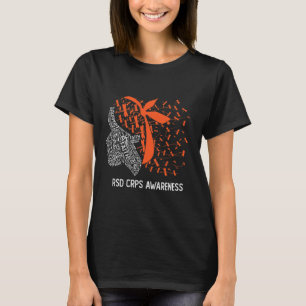 Camiseta Vestimos Laranja Para Sensibilização RSD CRPS 2