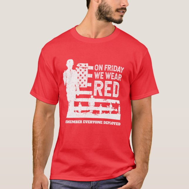 Camiseta Vestimos o Red Friday Soldier (Frente)