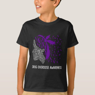 Camiseta Vestimos Roxo Para Sensibilização Para A Sobredosa