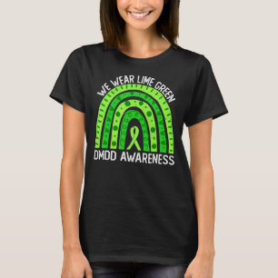 Camiseta Vestimos Verde limão para a conscientização do DMD