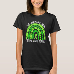 Camiseta Vestimos Verde limão Para Awarenes Por Distúrbios 