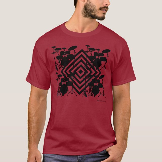 Camiseta Vestindo o ruidosamente com roupa de MusicMinds (Frente)