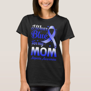 Camiseta Vestir Azul Para A Consciência Da Minha Mãe Alopec