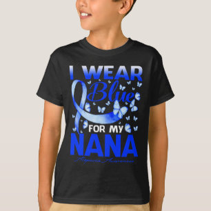 Camiseta Vestir Azul Para Minha Borboleta De Consciência Da