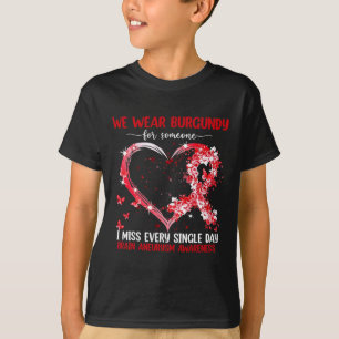 Camiseta Vestir Cor-De-Rosa Para A Sensibilização Para O An