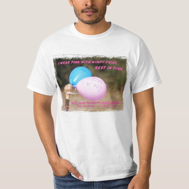 Camiseta Vestir isto com orgulho Wimpy! (Frente)