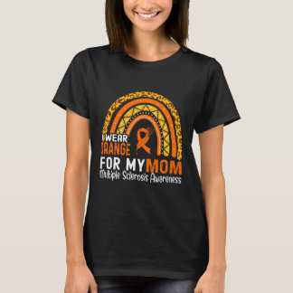 Camiseta Vestir Laranja Para A Minha Mãe Esclerose Múltipla