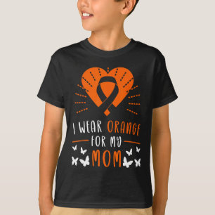 Camiseta Vestir Laranja Para A Minha Mãe Esclerose Múltipla