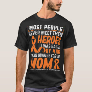 Camiseta Vestir Laranja Para A Minha Mãe Esclerose Múltipla