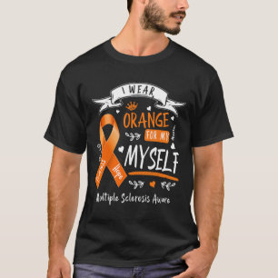 Camiseta Vestir Laranja Para Mim Mesma E Esclerose Múltipla