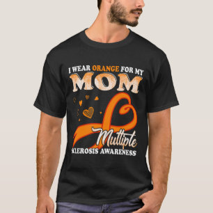 Camiseta Vestir Laranja Para Minha Mãe Esclerose Múltipla 1