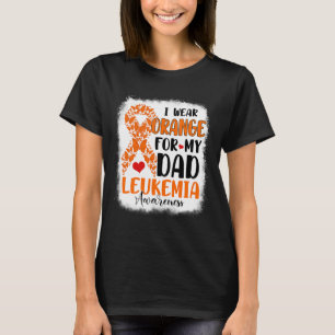 Camiseta Vestir Laranja Para O Meu Pai Mês De Consciência D