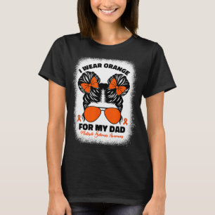 Camiseta Vestir Laranja Para O Meu Pai Sra. Múltiplas Crian