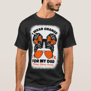 Camiseta Vestir Laranja Para O Meu Pai Sra. Múltiplas Crian