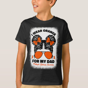 Camiseta Vestir Laranja Para O Meu Pai Sra. Múltiplas Crian