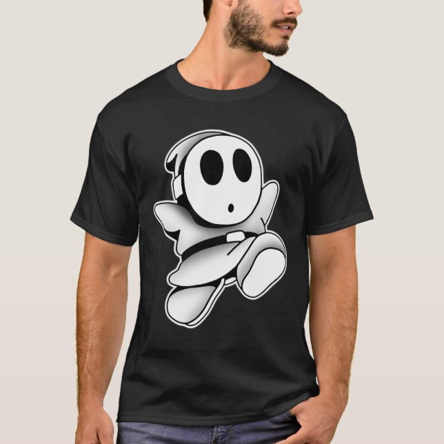 Camiseta Vestir Máscara Fantasma Bonita - Trabalho Negra Sp (Frente)