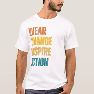 Camiseta Vestir,mudar,inspirar,ação