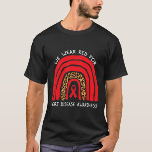 Camiseta Vestir O Arco-Íris Vermelho Para Sensibilização Pa