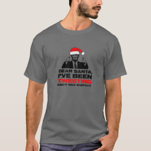 Camiseta Vestir o Natal Caros Papais noeis que tenho tuitad