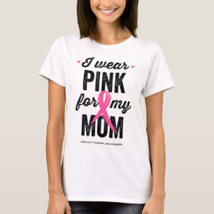 Camiseta Vestir Rosa Para A Consciência Do Cancer Da Minha