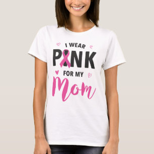 Camiseta Vestir Rosa Para A Consciência Do Cancer Da Minha