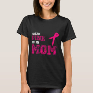 Camiseta Vestir Rosa Para As Mulheres Que Conhecem O Cancer