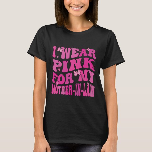 Camiseta Vestir Rosa Para Minha Mãe Em Direito Conhecendo C (Frente)