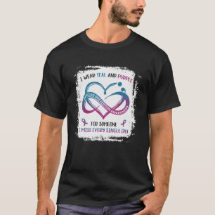 Camiseta Vestir Roxo De Teto Para Alguém Que Sinto Falta De