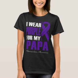 Camiseta Vestir Roxo Para O Meu Papa Fibromialgia Fea De Co