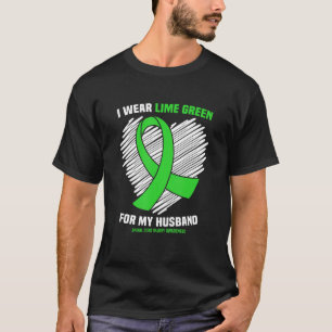 Camiseta Vestir Verde limão Por Minha Lesão Na Medula Espin