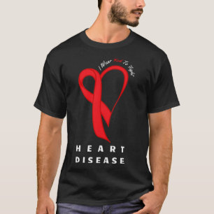 Camiseta Vestir Vermelho Para Combater A Consciência Da Doe