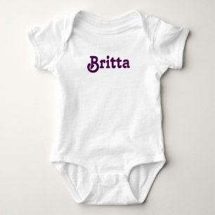 Camiseta Vestuário Baby Britta