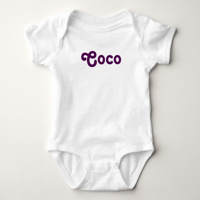 Camiseta Vestuário Bebê Coco (Frente)